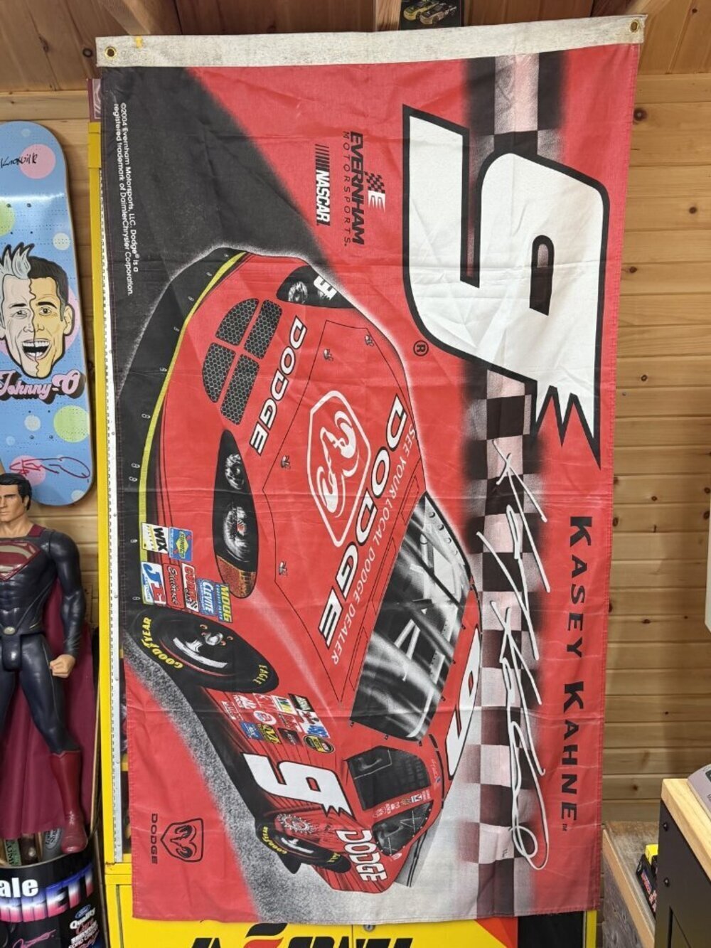 Kasey Kahne 3' x 5' Nascar Flag #9 Dodge 2004 Evernham Motorsports